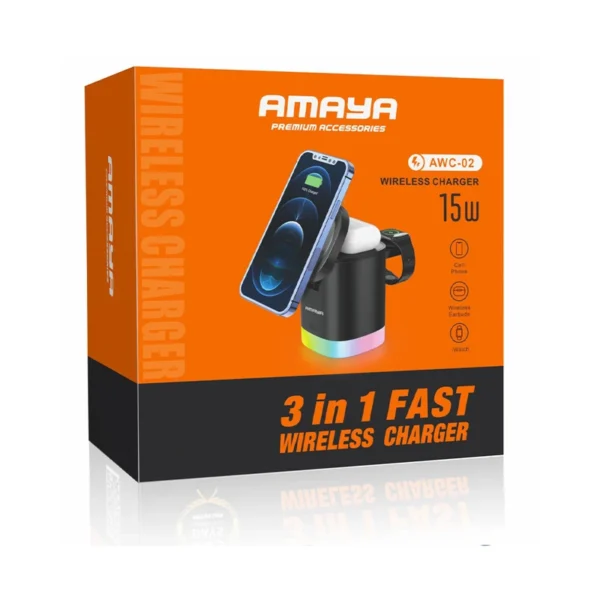 شارژر بی سیم آمایا مدل AWC-02