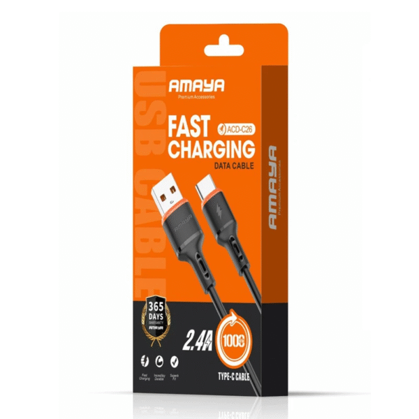 کابل USB به لایتنینگ آمایا مدل ACD-L26 طول 1 متر