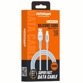 کابل تبدیل USB به USB-C آمایا مدل ACD-C30 طول 2 متر